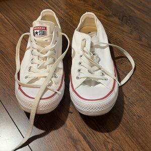 White low top converse
